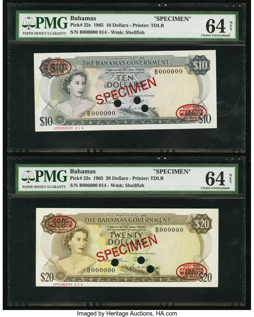image for: Bahamas  20 dollars (B122a)