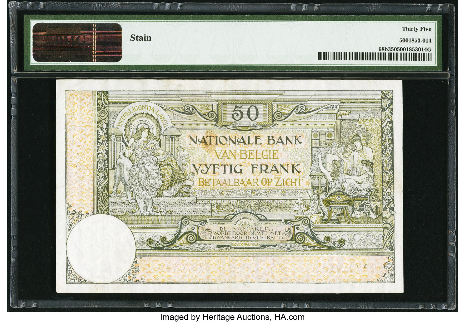 image for: Belgium  50 francs (B530f)