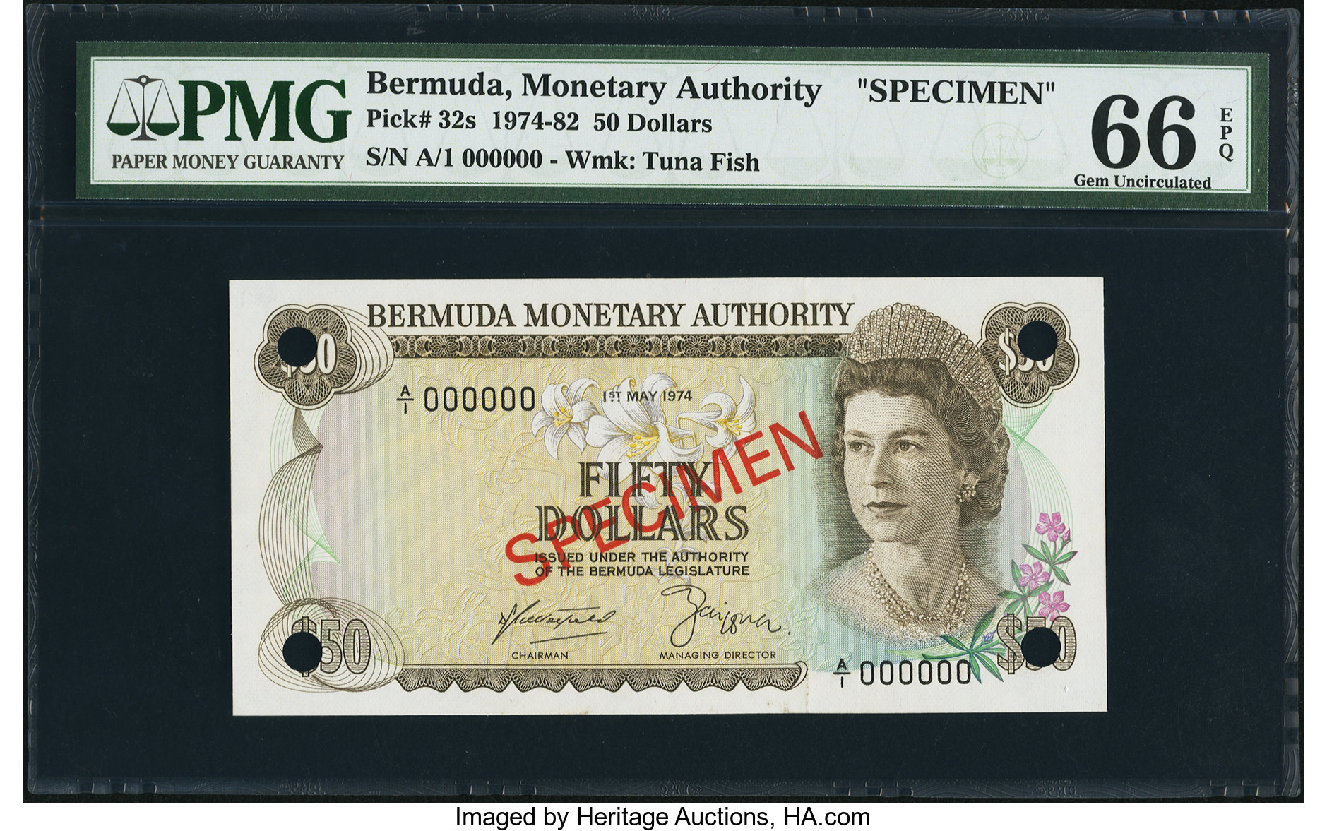 image for: Bermuda  50 dollars (B205bs1)
