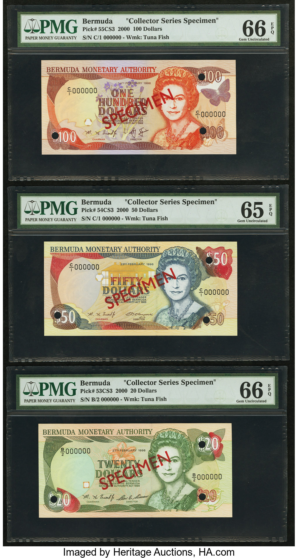 image for: Bermuda  20 dollars (B226a)