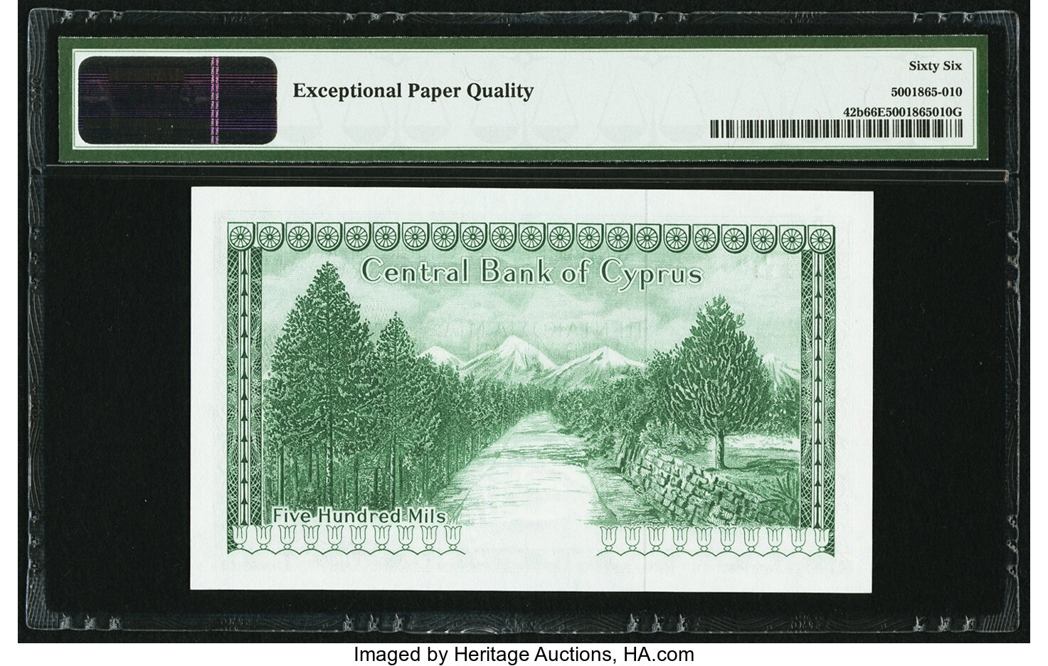 image for: Cyprus  500 mils (B302s)