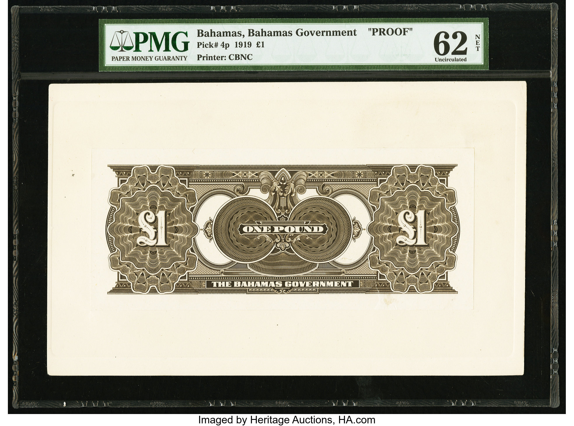 image for: Bahamas  1 pound(B104b)