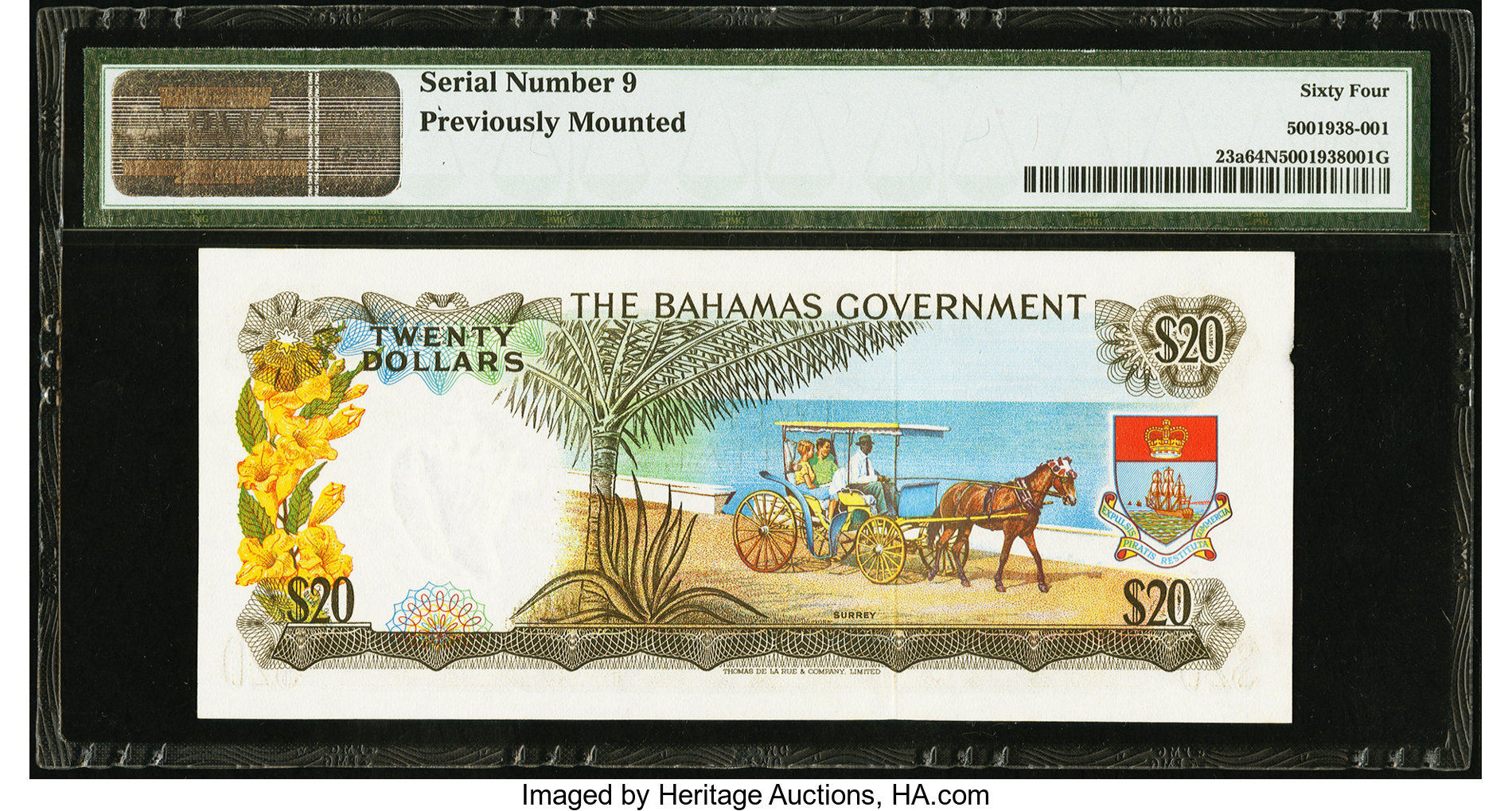 image for: Bahamas  20 dollars (B122b)