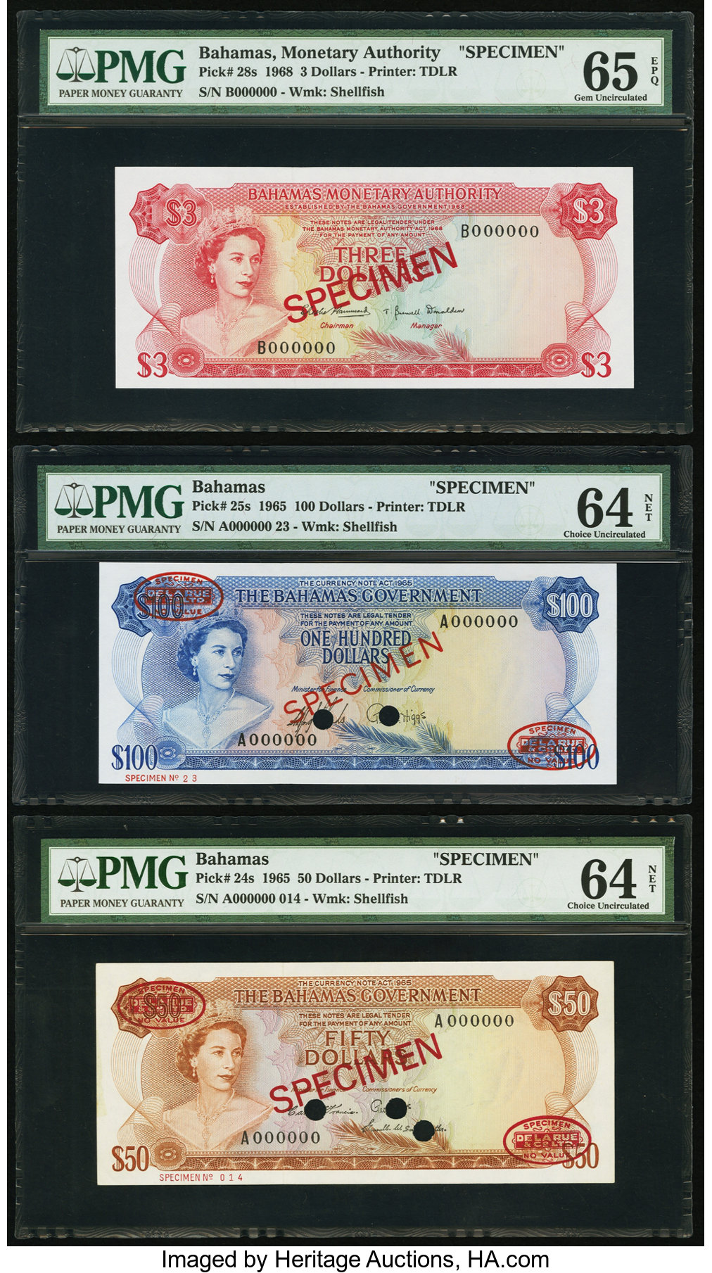 image for: Bahamas  20 dollars (B206as2)