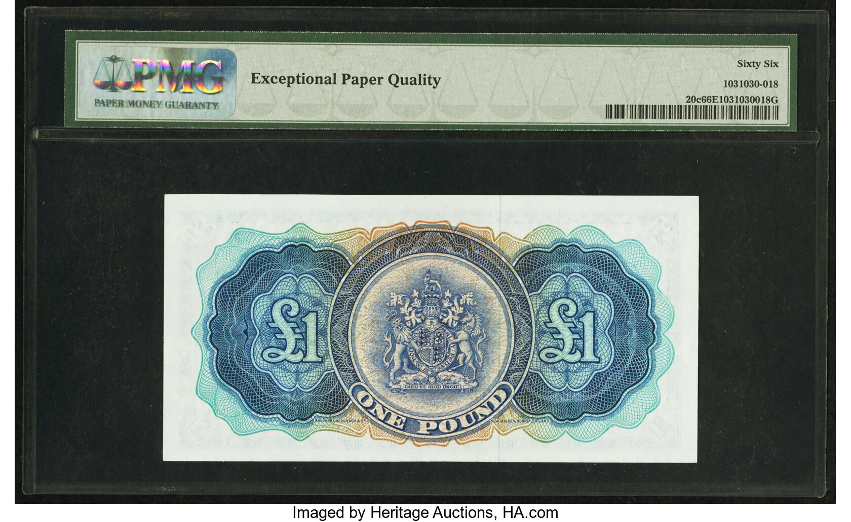 image for: Bermuda  1 pound (B121c)