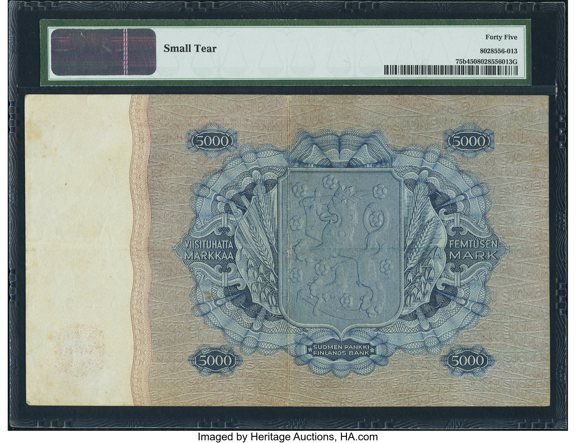 image for: Finland  5,000 markkaa / mark (B370a)