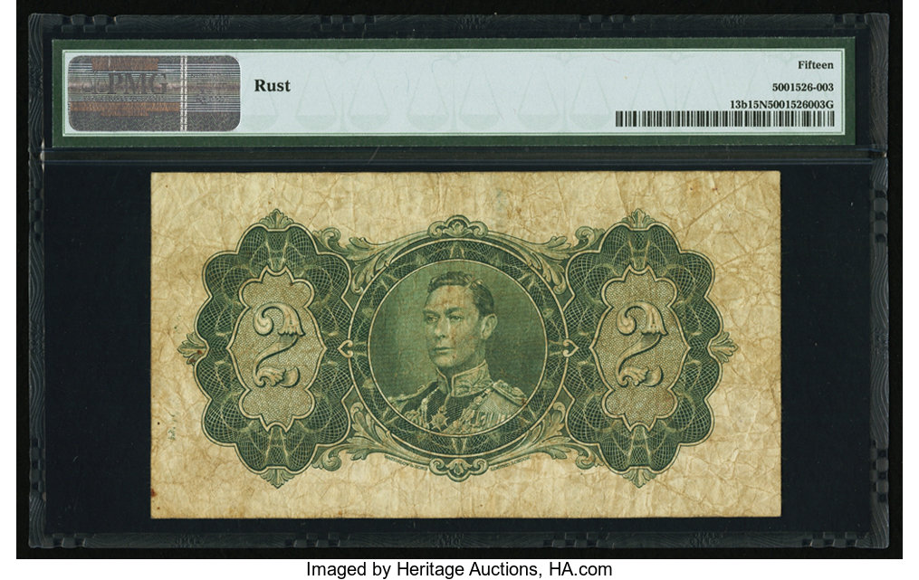 image for: British Guiana  2 dollars(B108cs2)