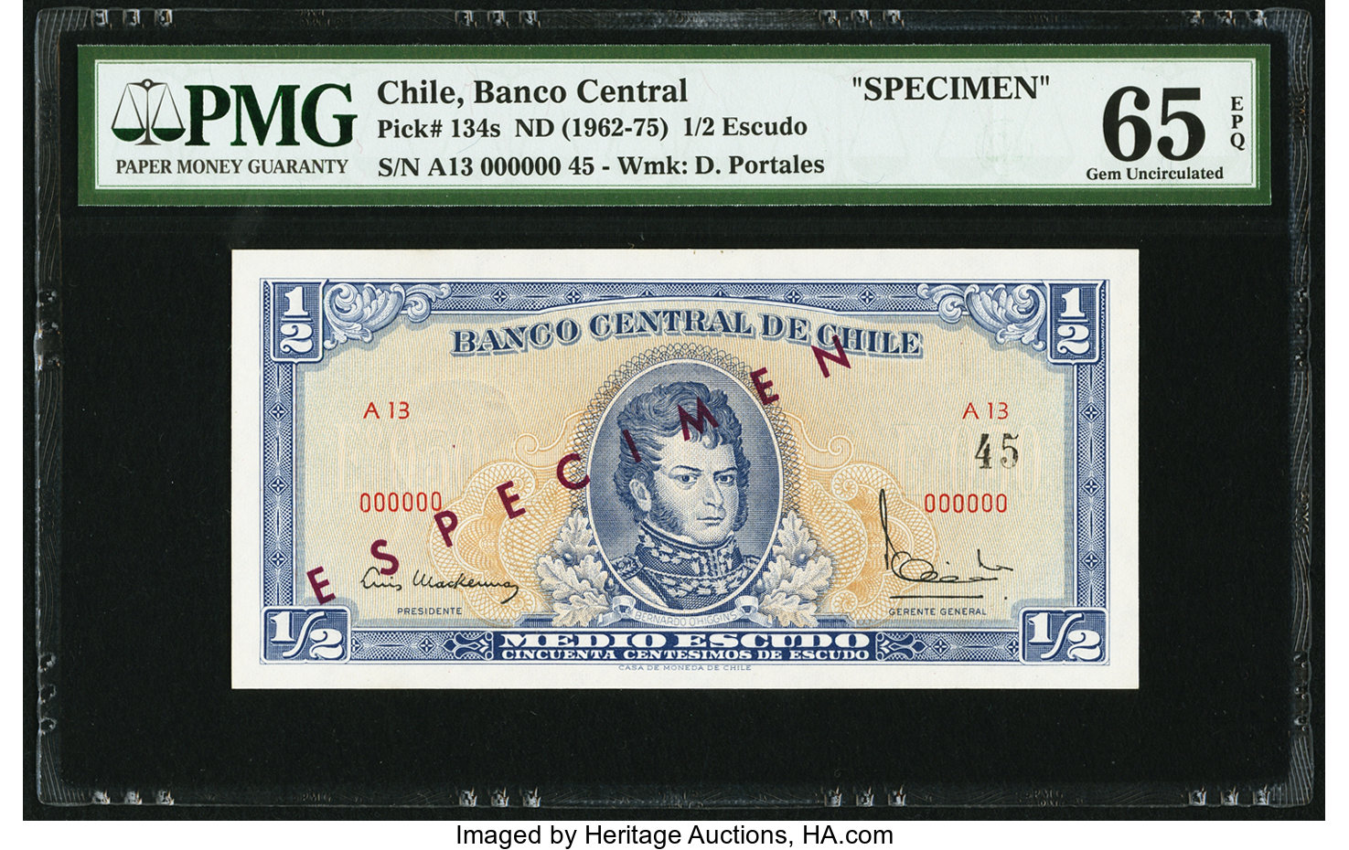 image for: Chile  1/2 escudo(B268c2)