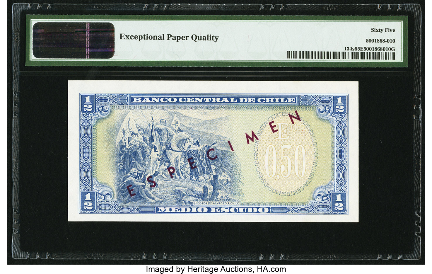 image for: Chile  1/2 escudo(B268a)