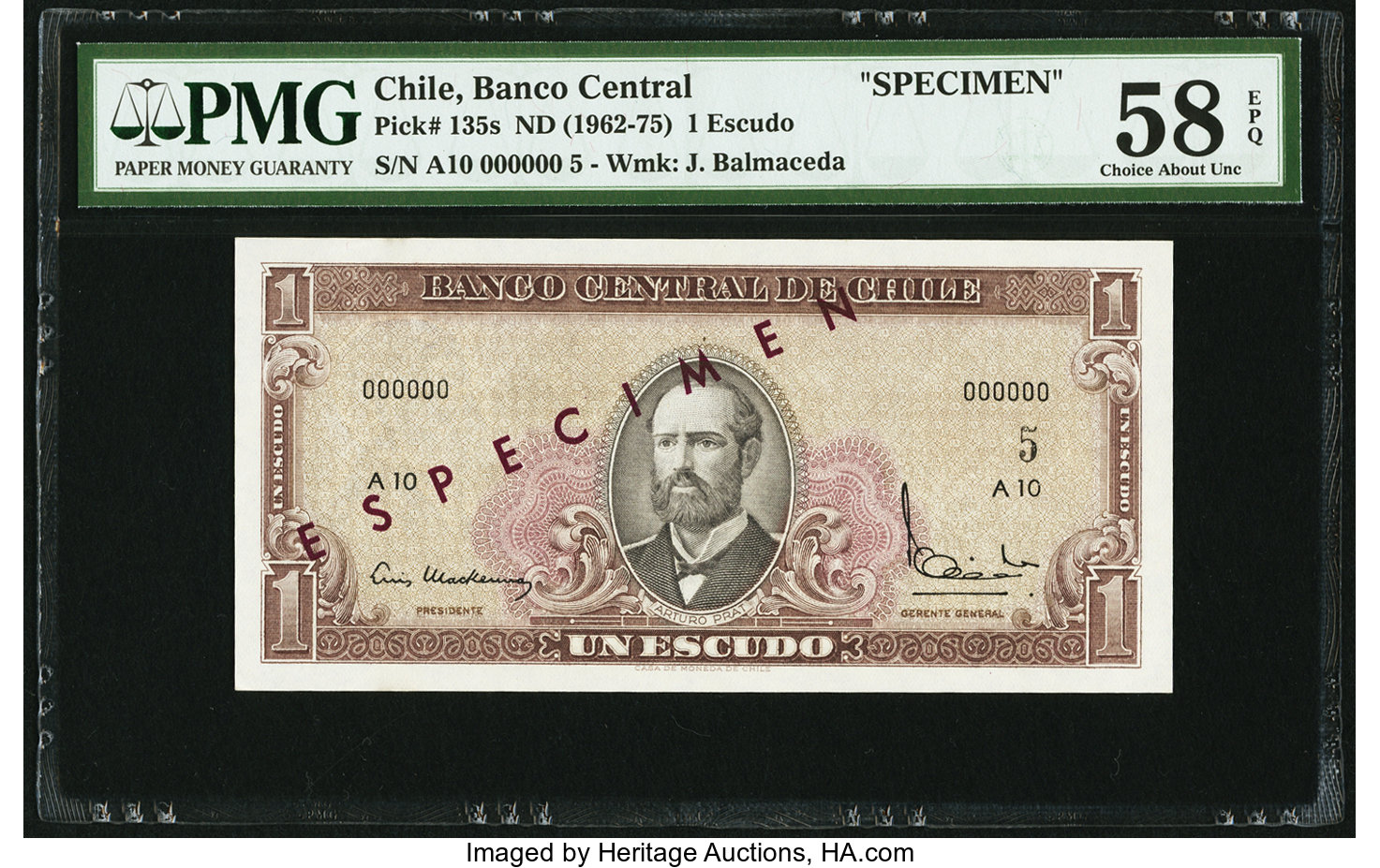 image for: Chile  1 escudo(B269cs)