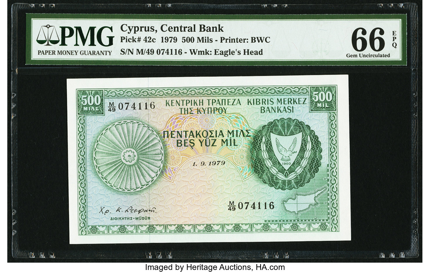 image for: Cyprus  500 mils (B302ks)