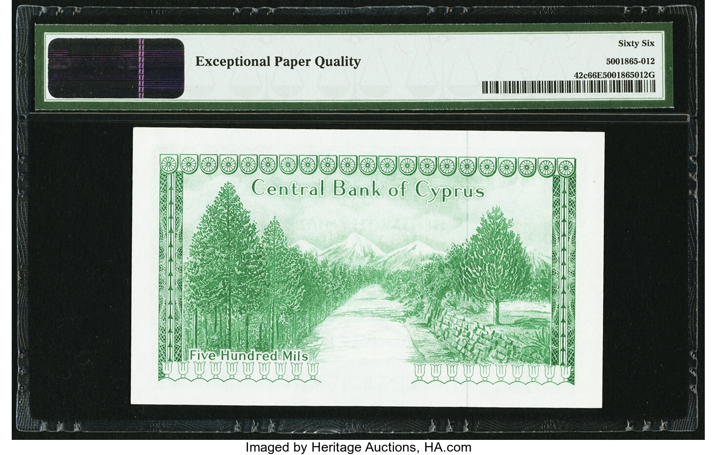 image for: Cyprus  500 mils (B302j)