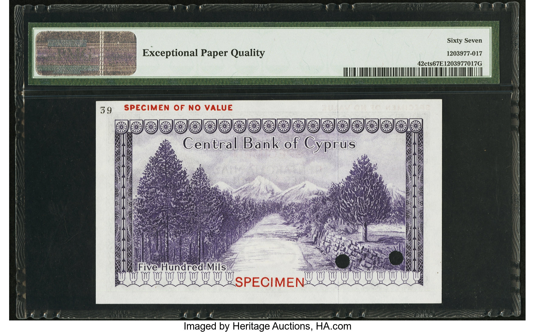 image for: Cyprus  500 mils (B302s)