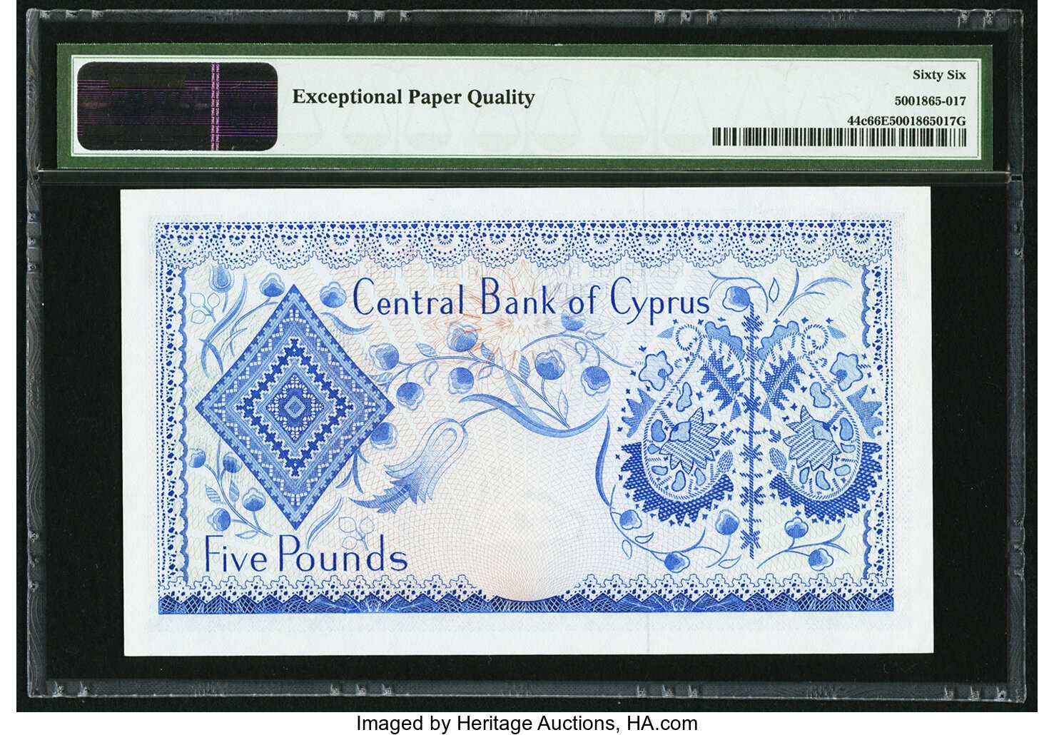 image for: Cyprus  5 pounds (B304b)