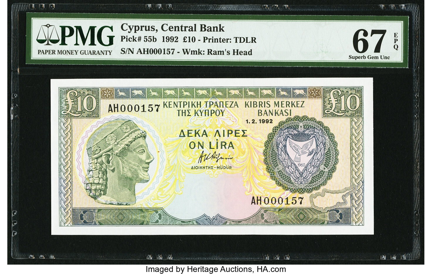 image for: Cyprus  10 pounds (B315f)