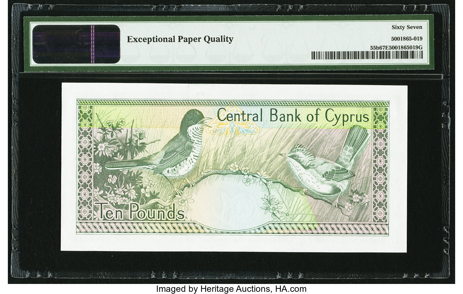 image for: Cyprus  10 pounds (B315c)