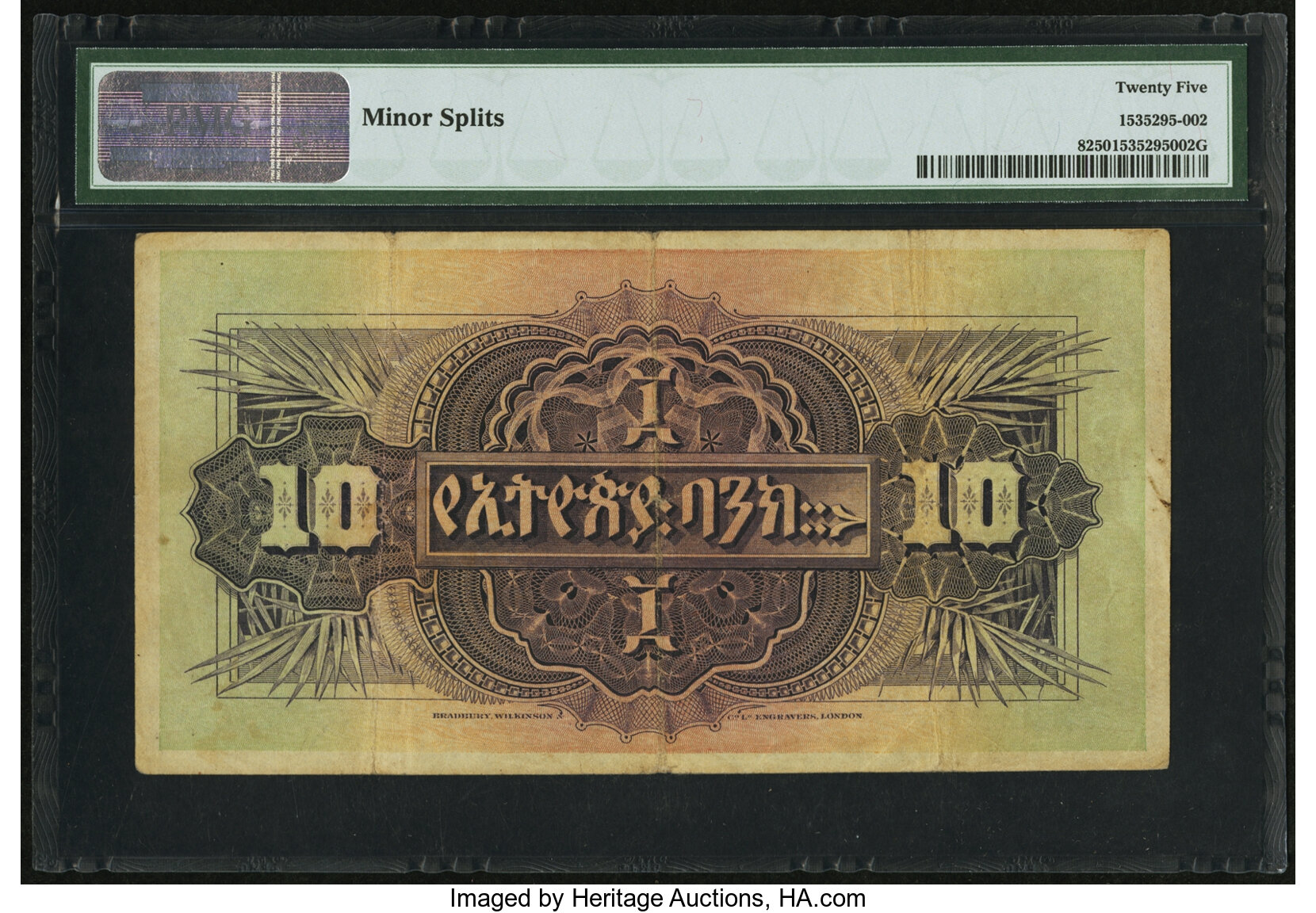 image for: Ethiopia  10 thalers(B103c)