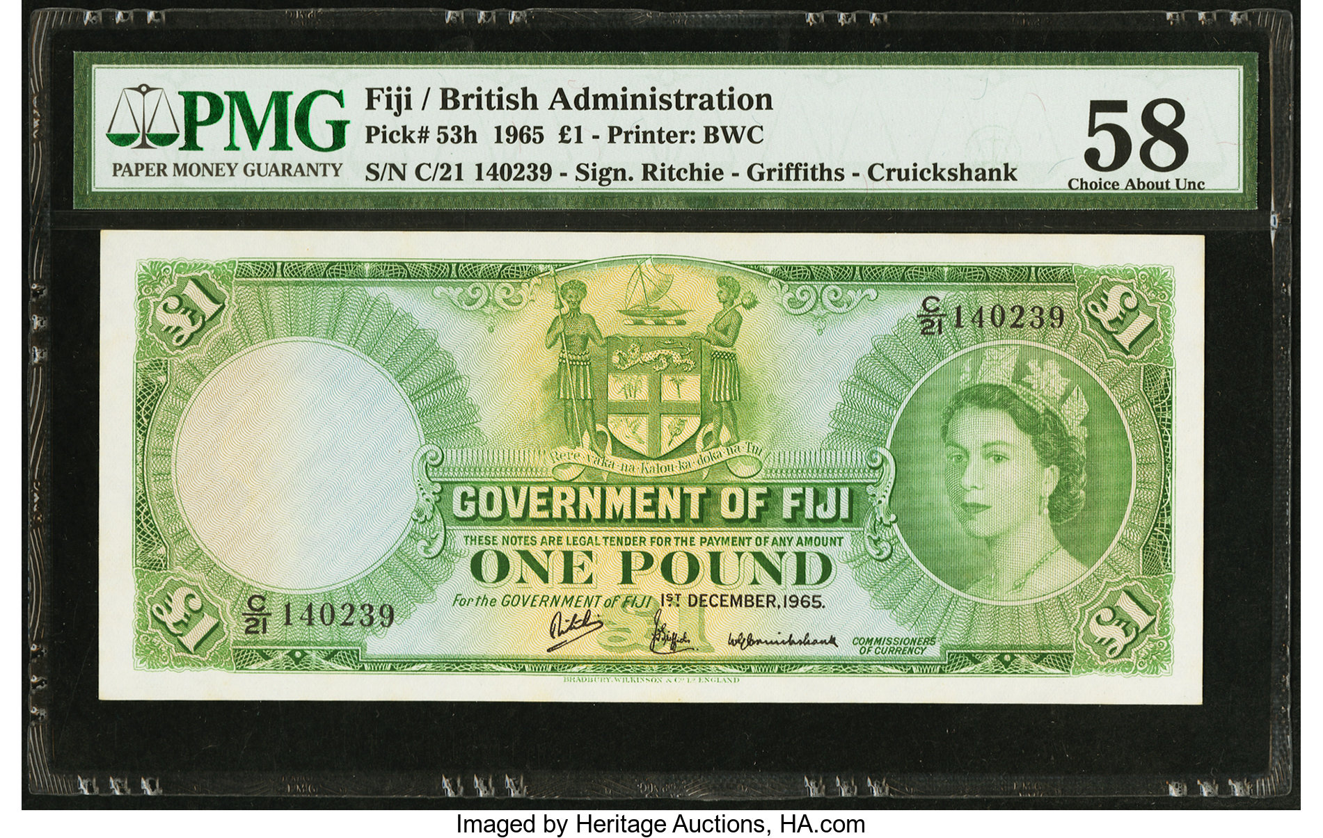 image for: Fiji  1 pound (B330e)