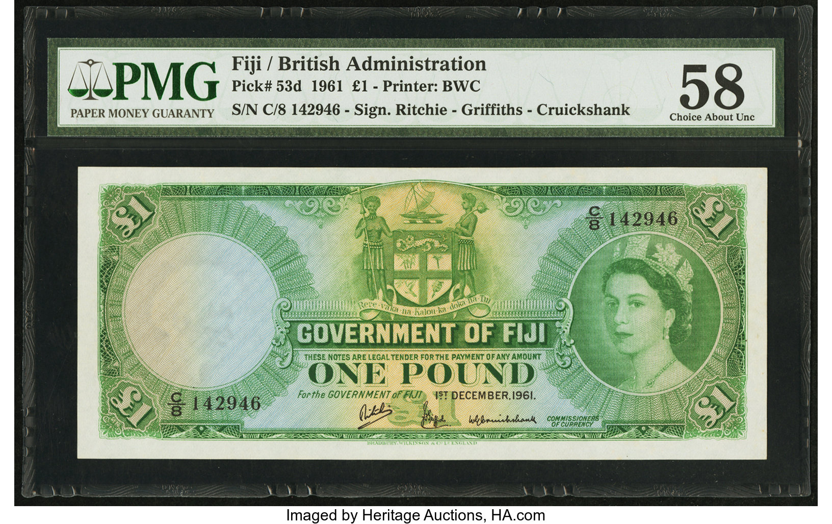 image for: Fiji  1 pound (B330e)