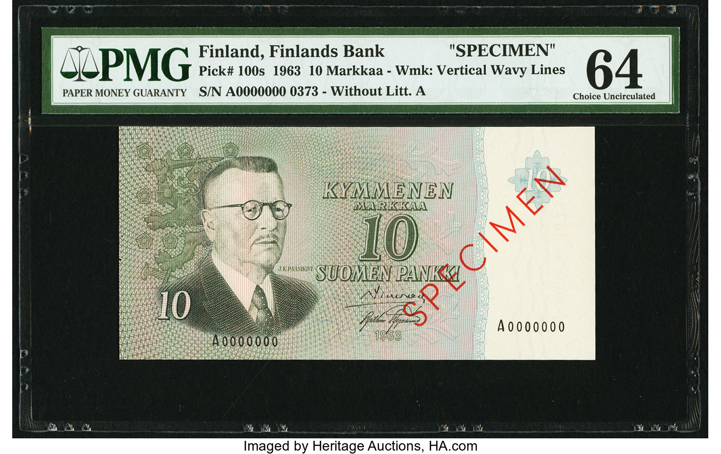 image for: Finland  10 markkaa / mark (B388a)