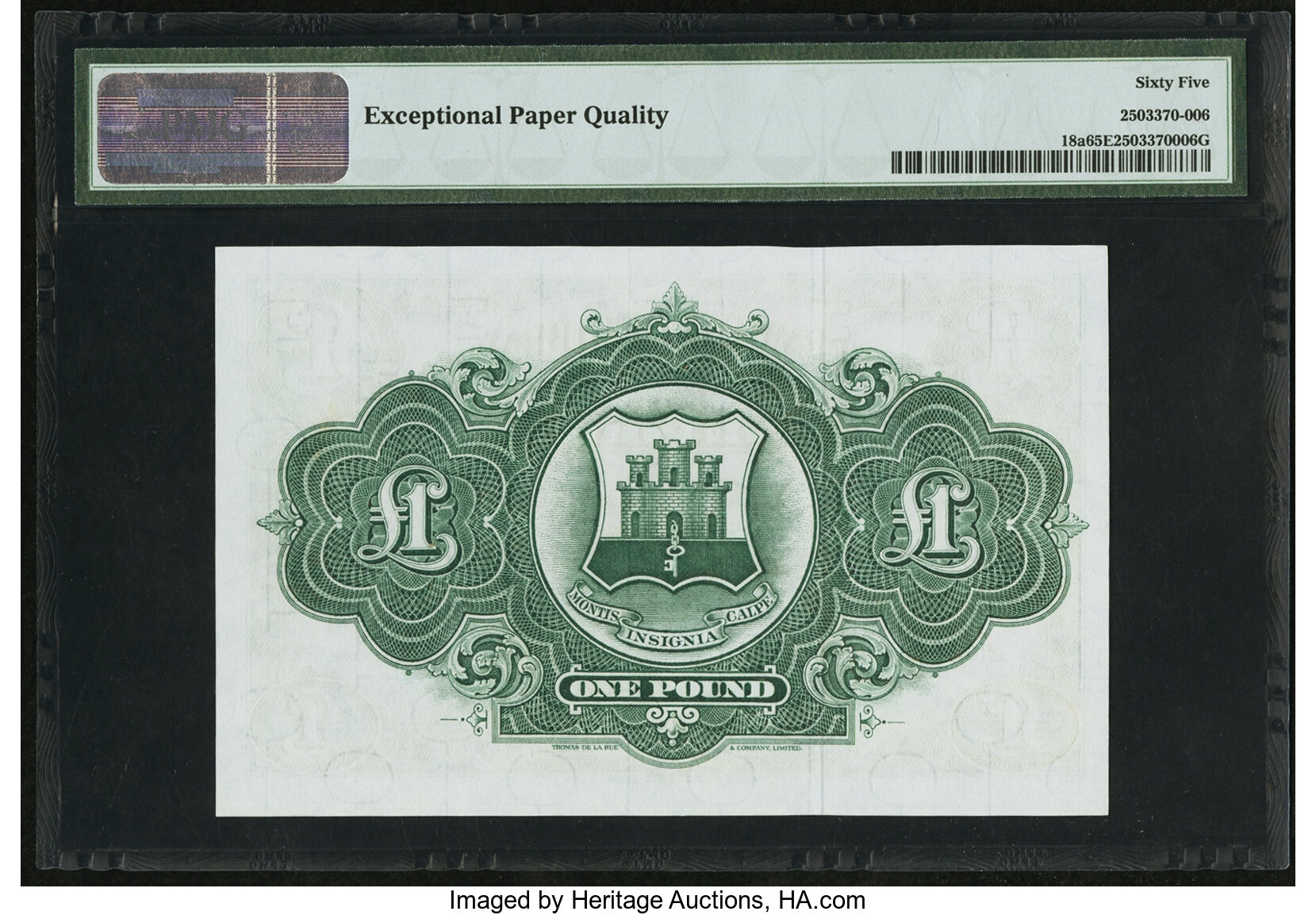image for: Gibraltar  1 pound (B116gs2)