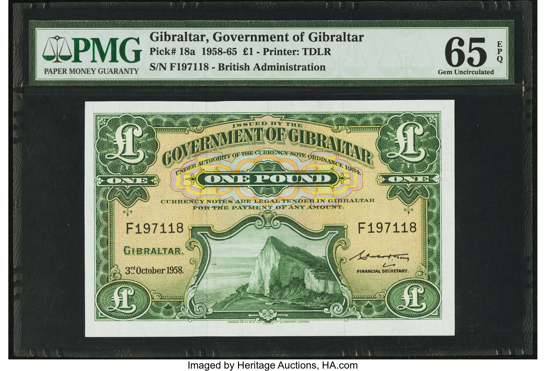 image for: Gibraltar  1 pound (B116d)