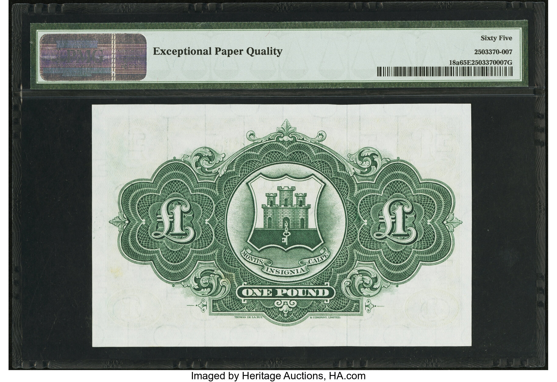 image for: Gibraltar  1 pound (B116d)