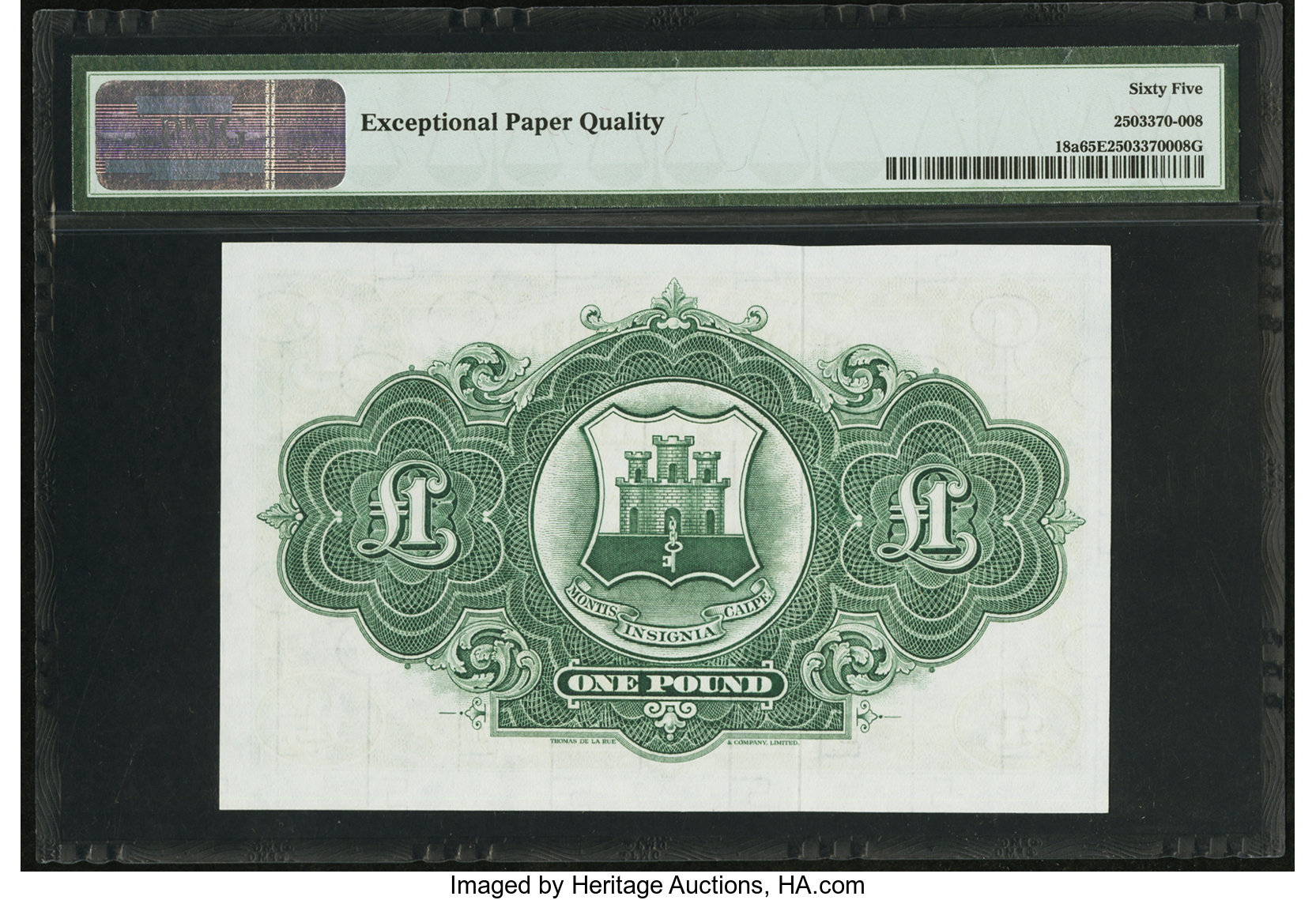 image for: Gibraltar  1 pound (B116d)