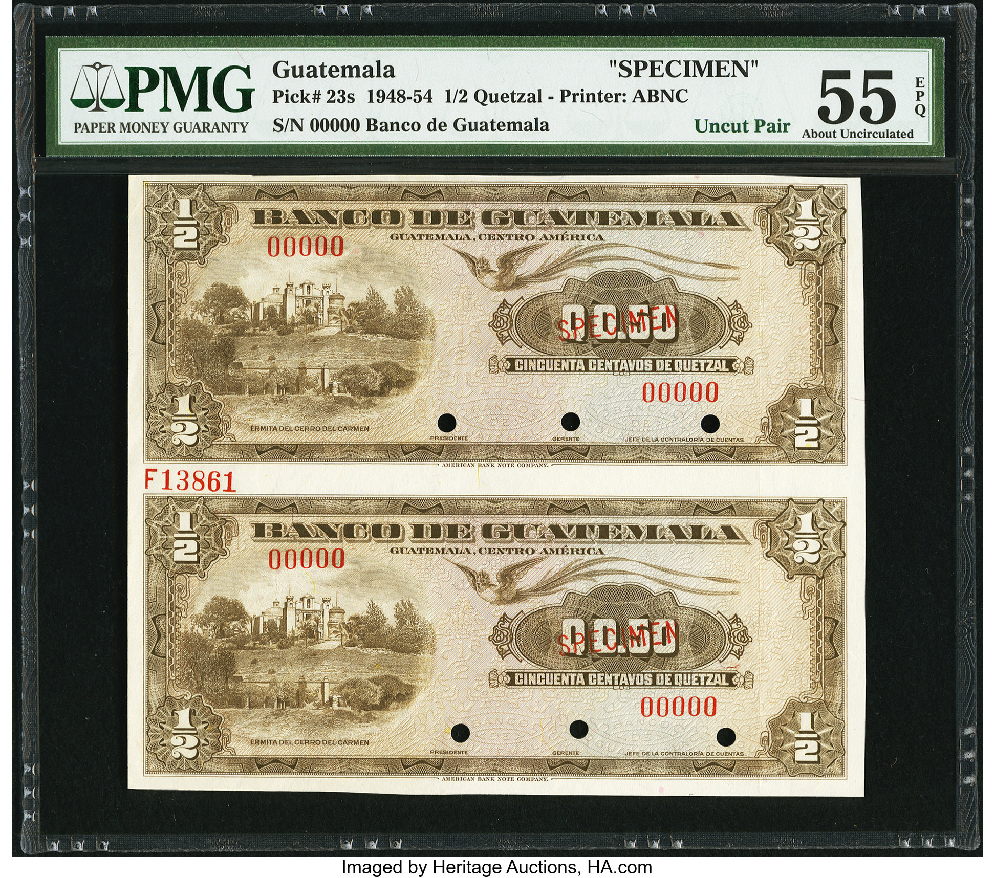 image for: Guatemala  1/2 quetzal (B505b)