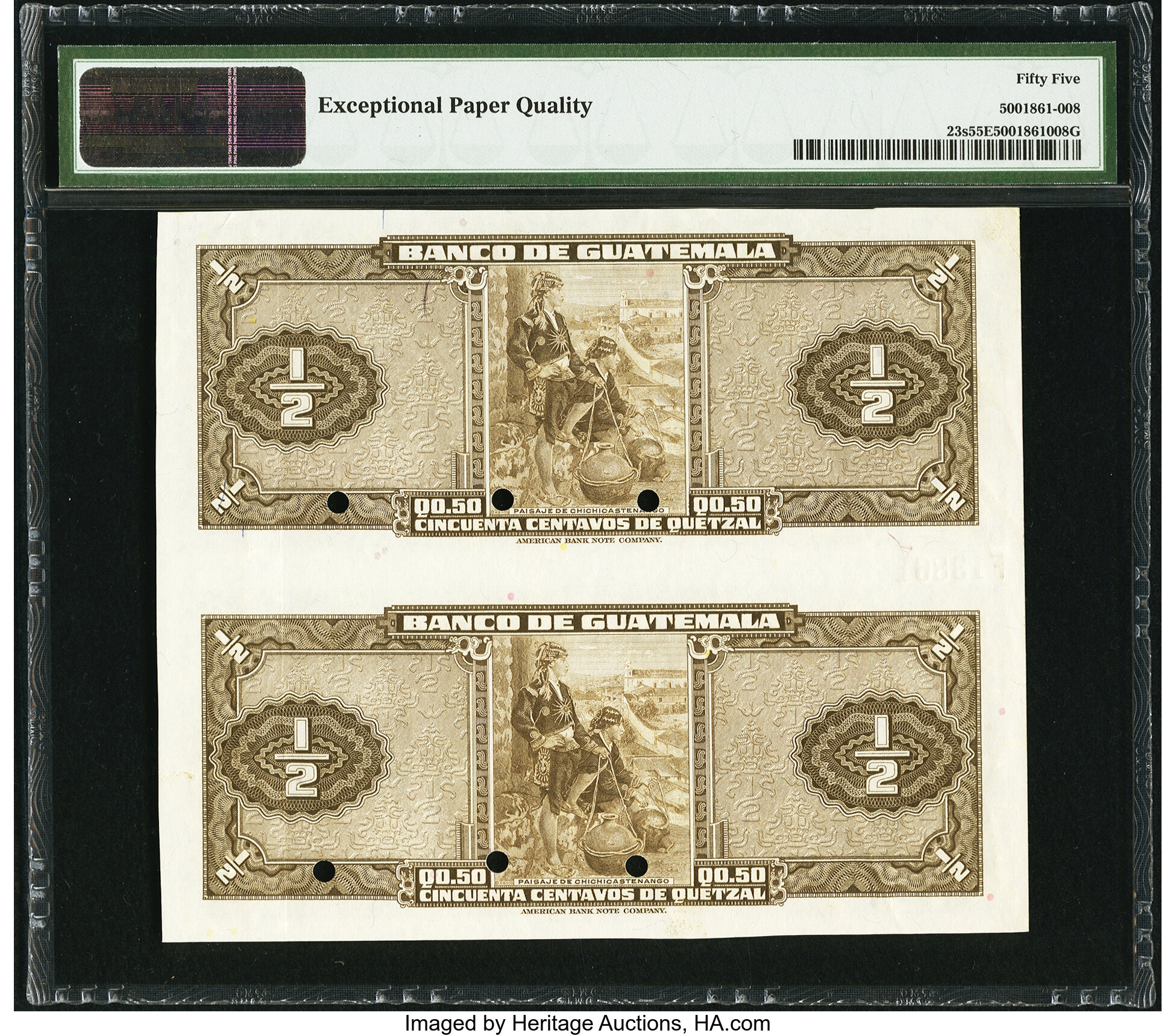 image for: Guatemala  1/2 quetzal (B505f)