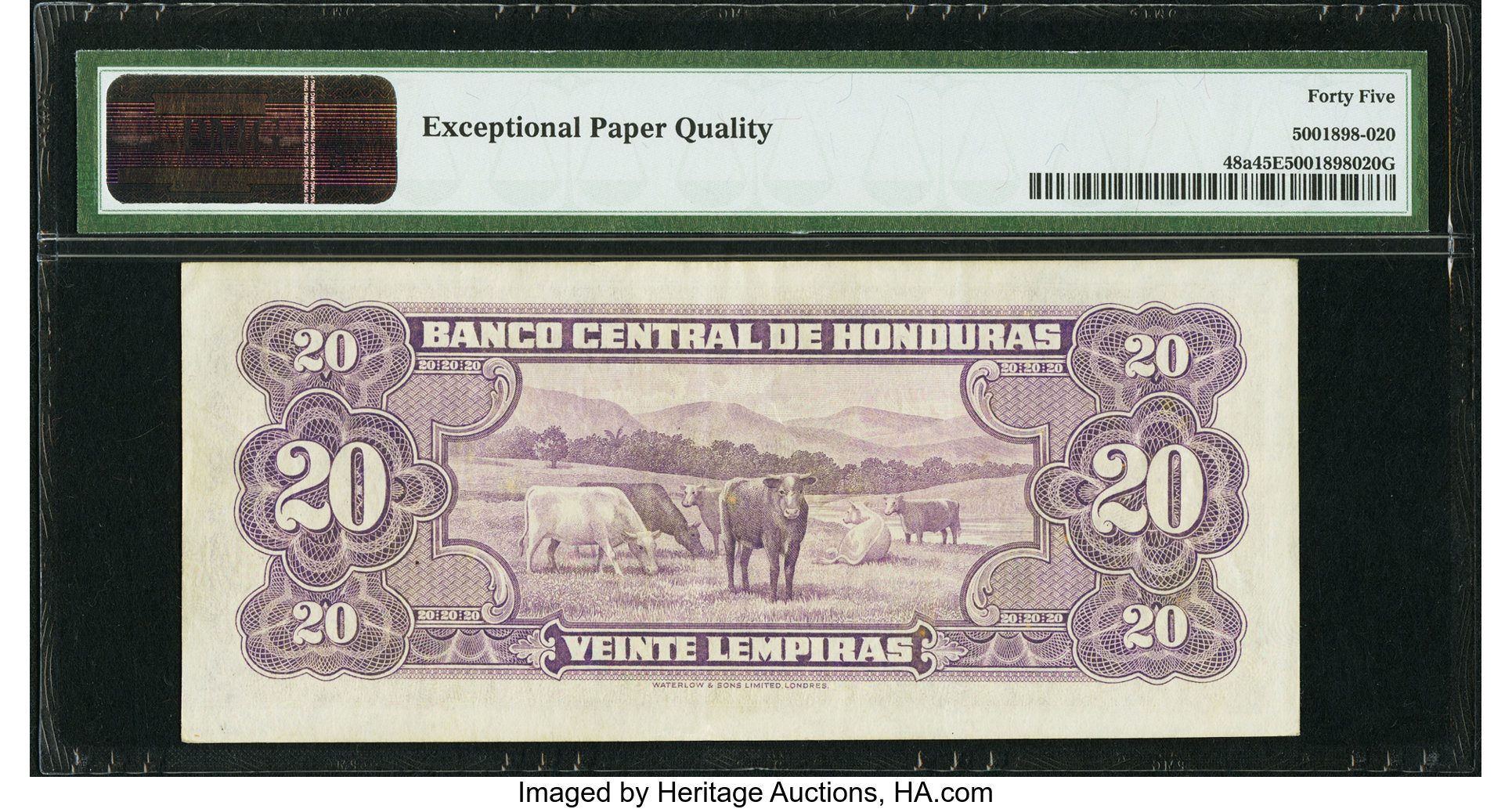 image for: Honduras  20 lempiras (B304t)