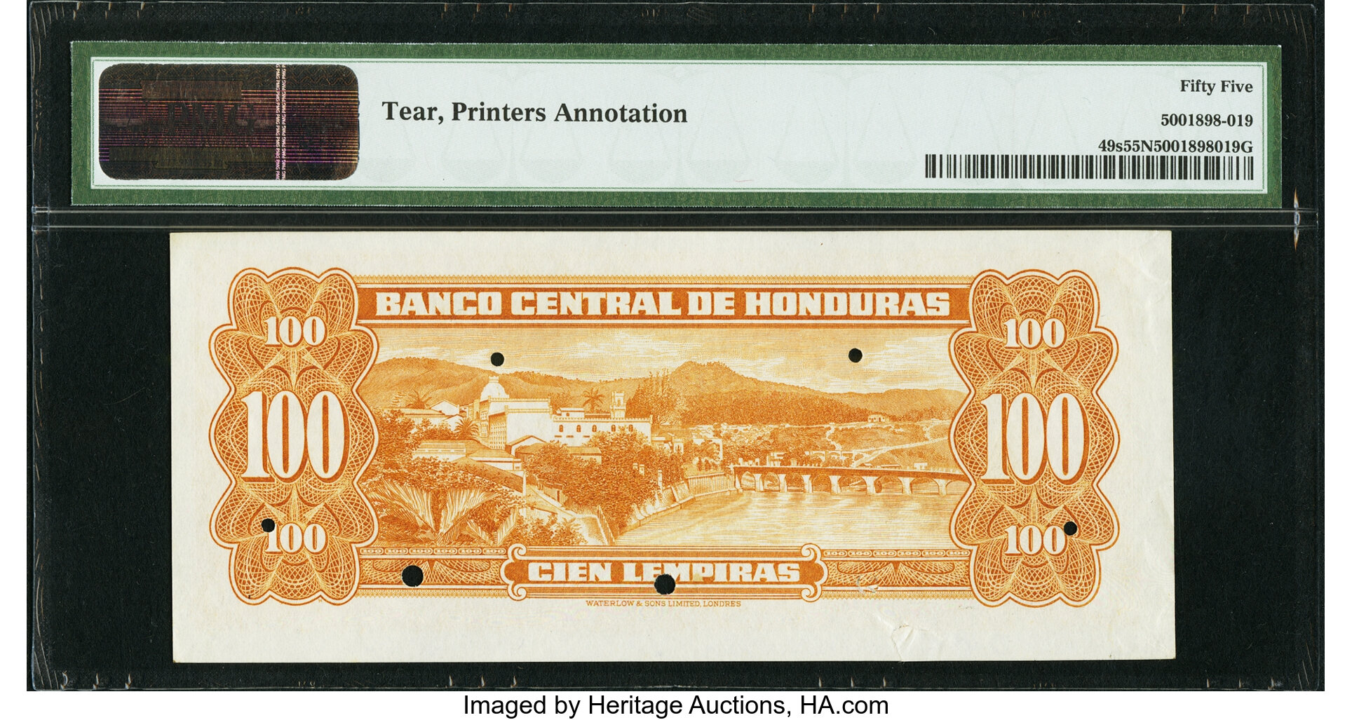 image for: Honduras  100 lempiras (B305h)