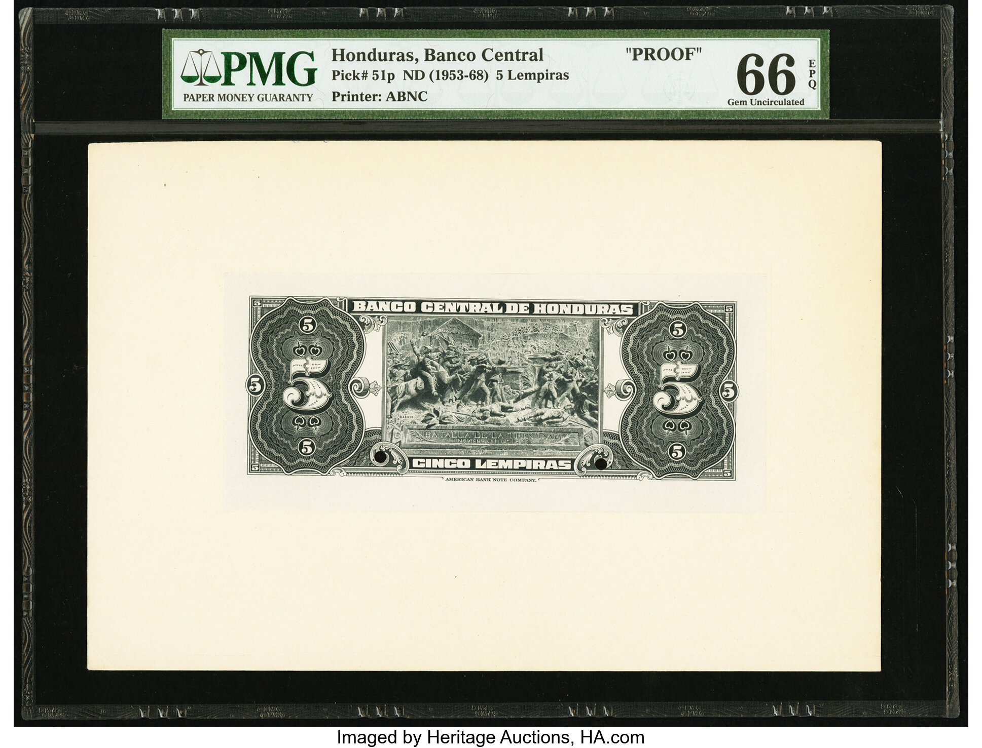 image for: Honduras  5 lempiras (B307n)
