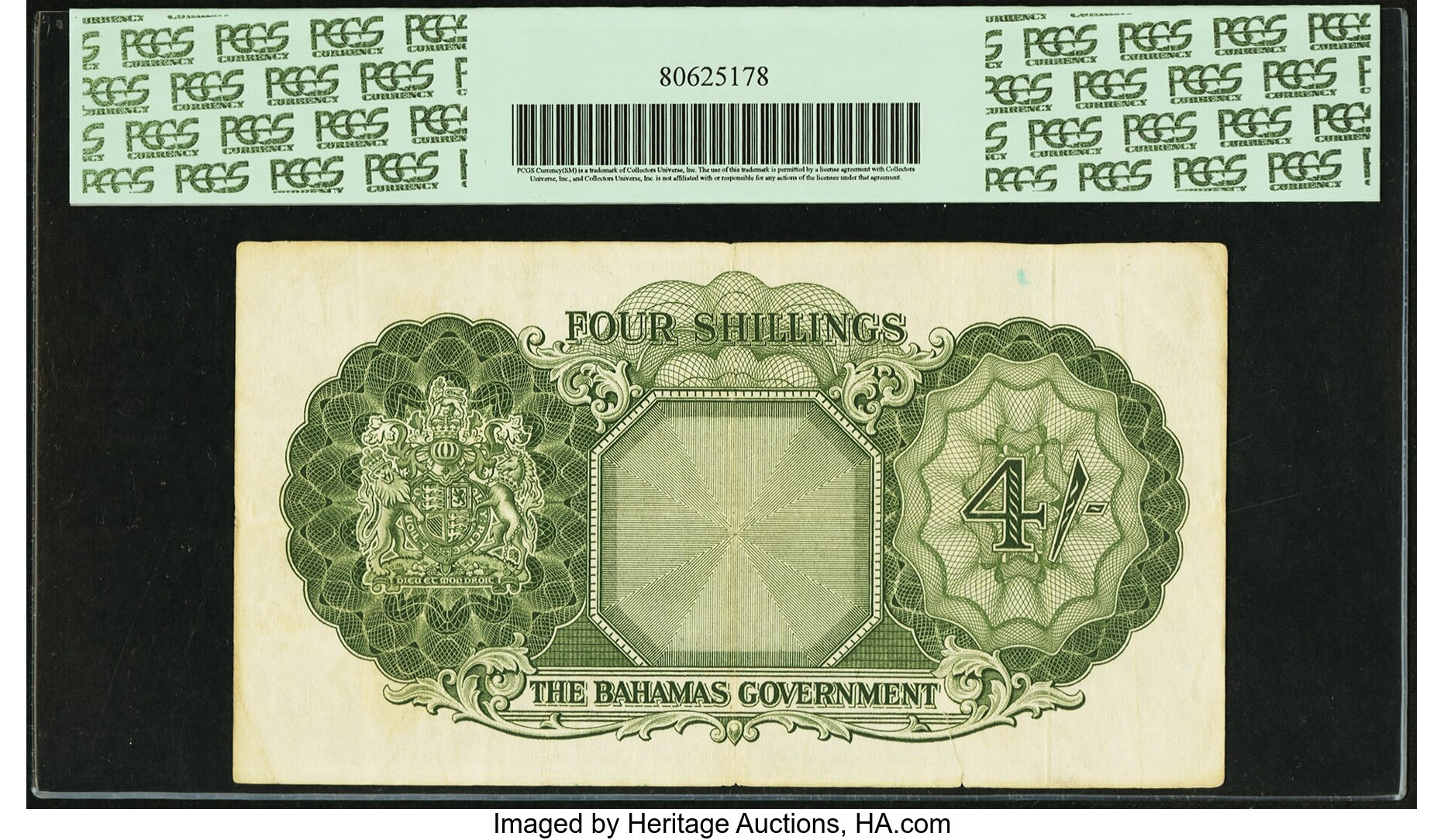image for: Bahamas  4 shillings(B112ds)