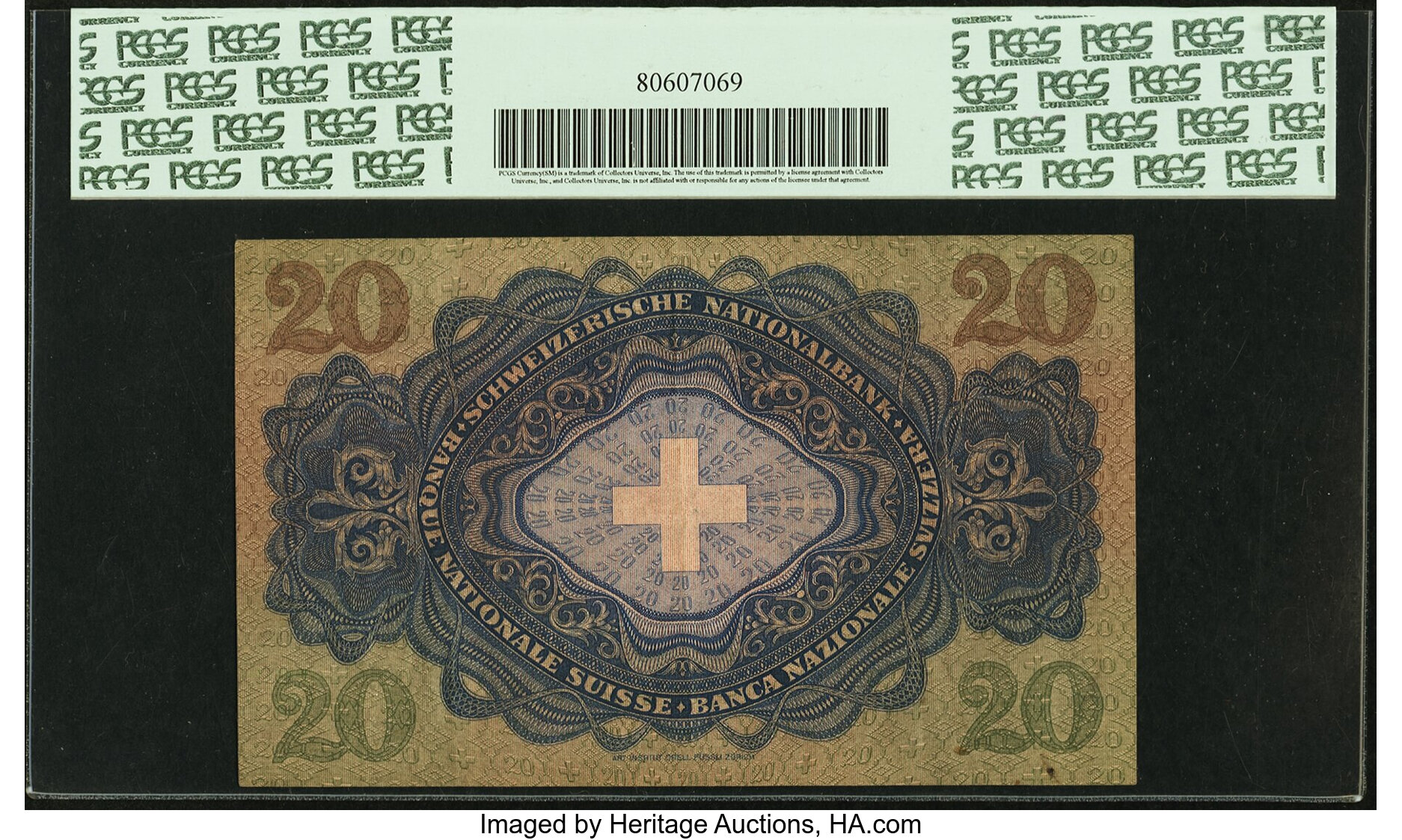 image for: Switzerland  20 francs (B324h)