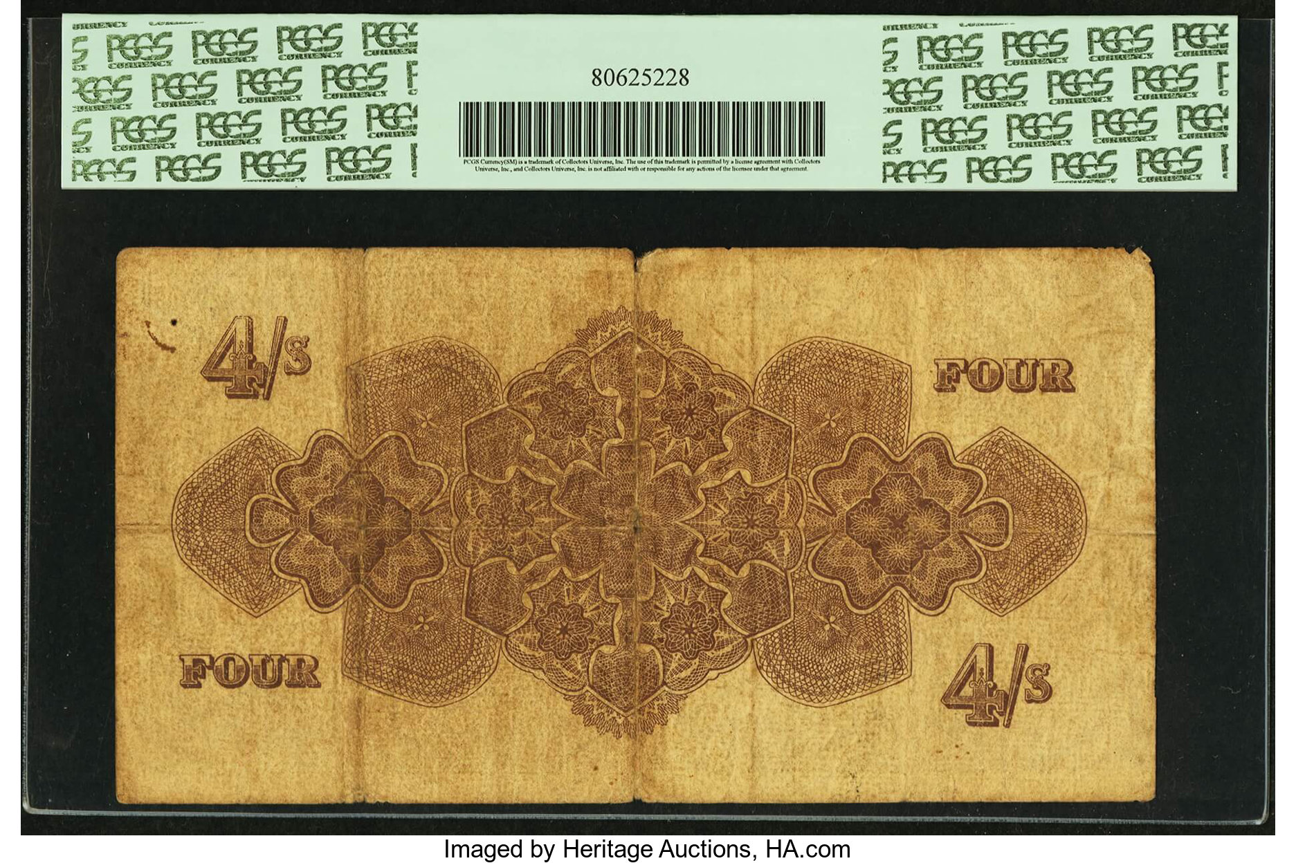 image for: Tonga  4 shillings(B105b)