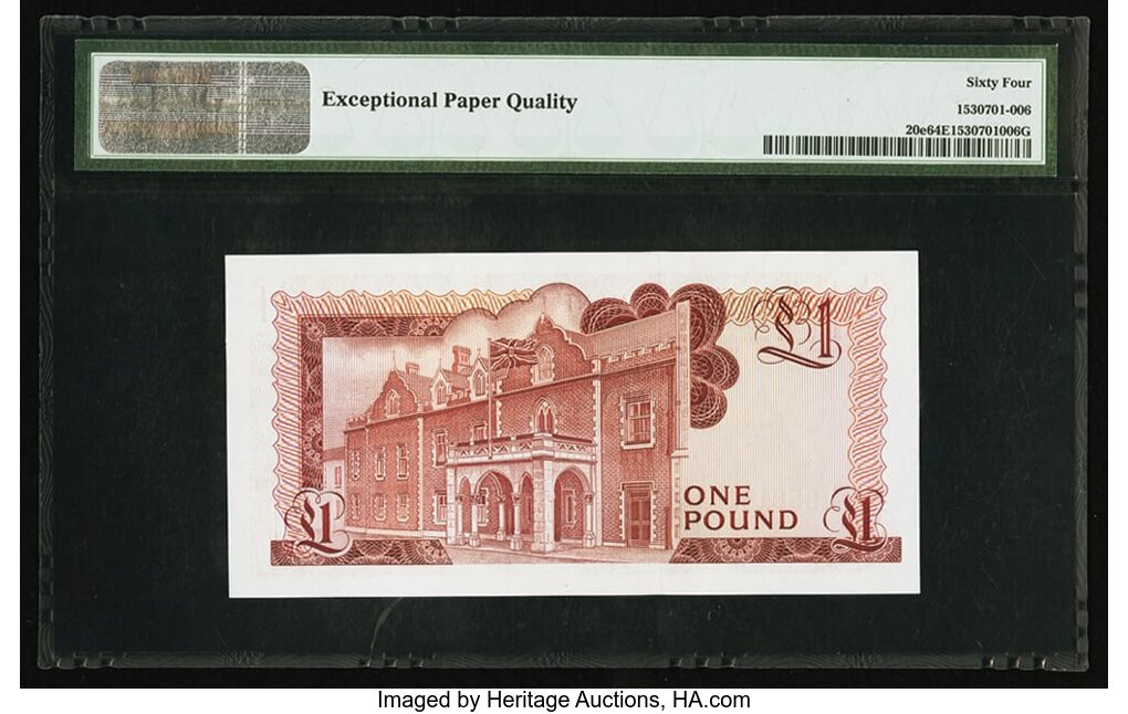 image for: Gibraltar  1 pound (B118bs1)