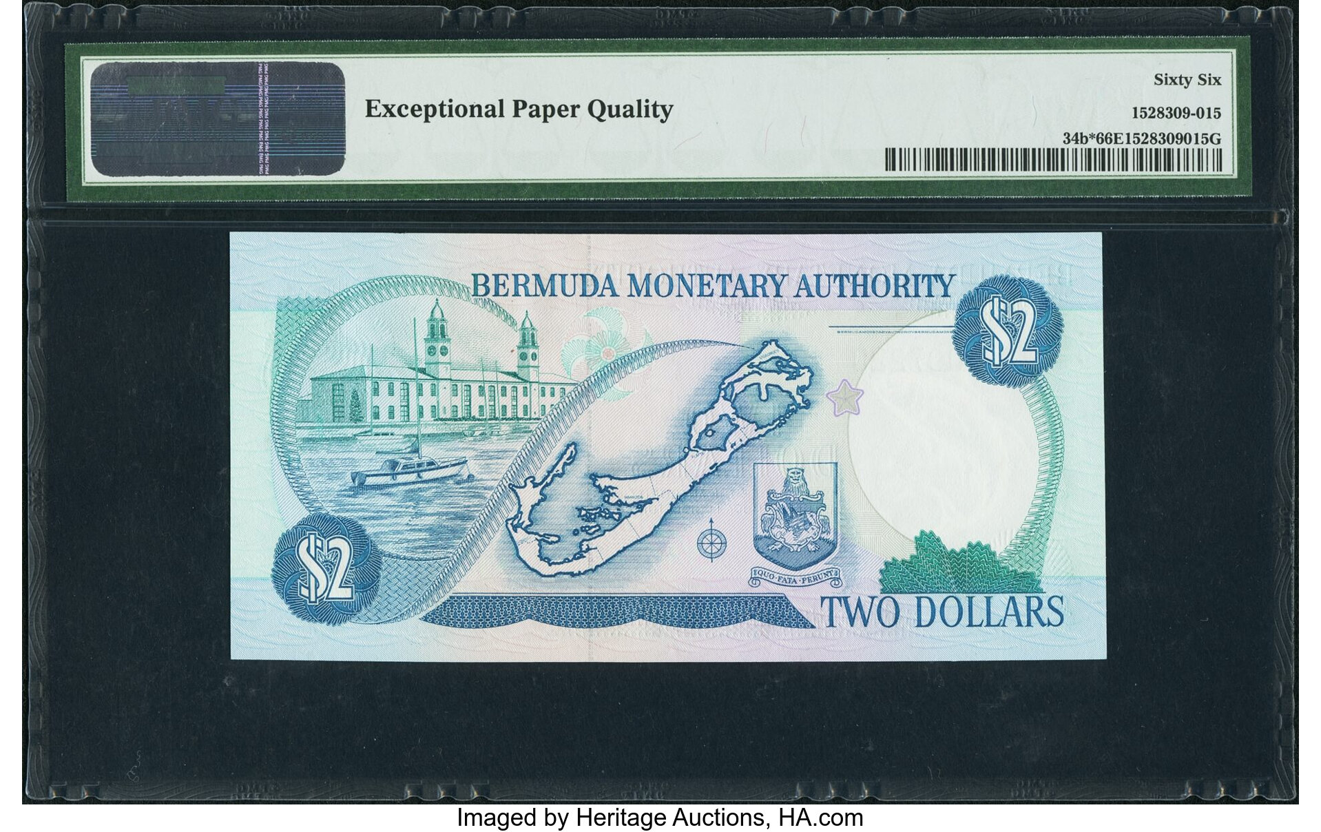 image for: Bermuda  2 dollars (B207as)