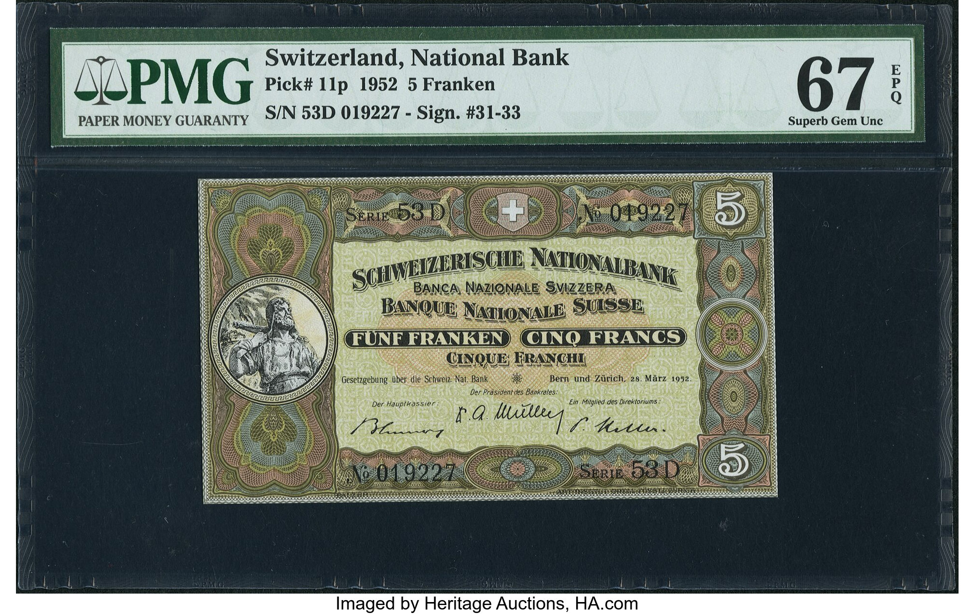 image for: Switzerland  5 francs (B305p)