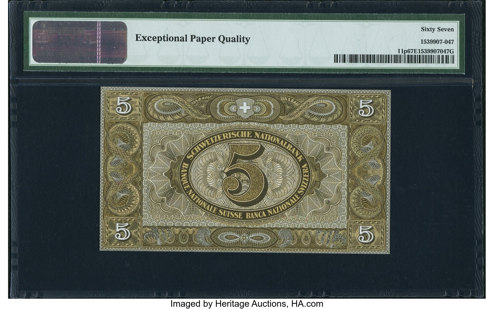 image for: Switzerland  5 francs (B305g)