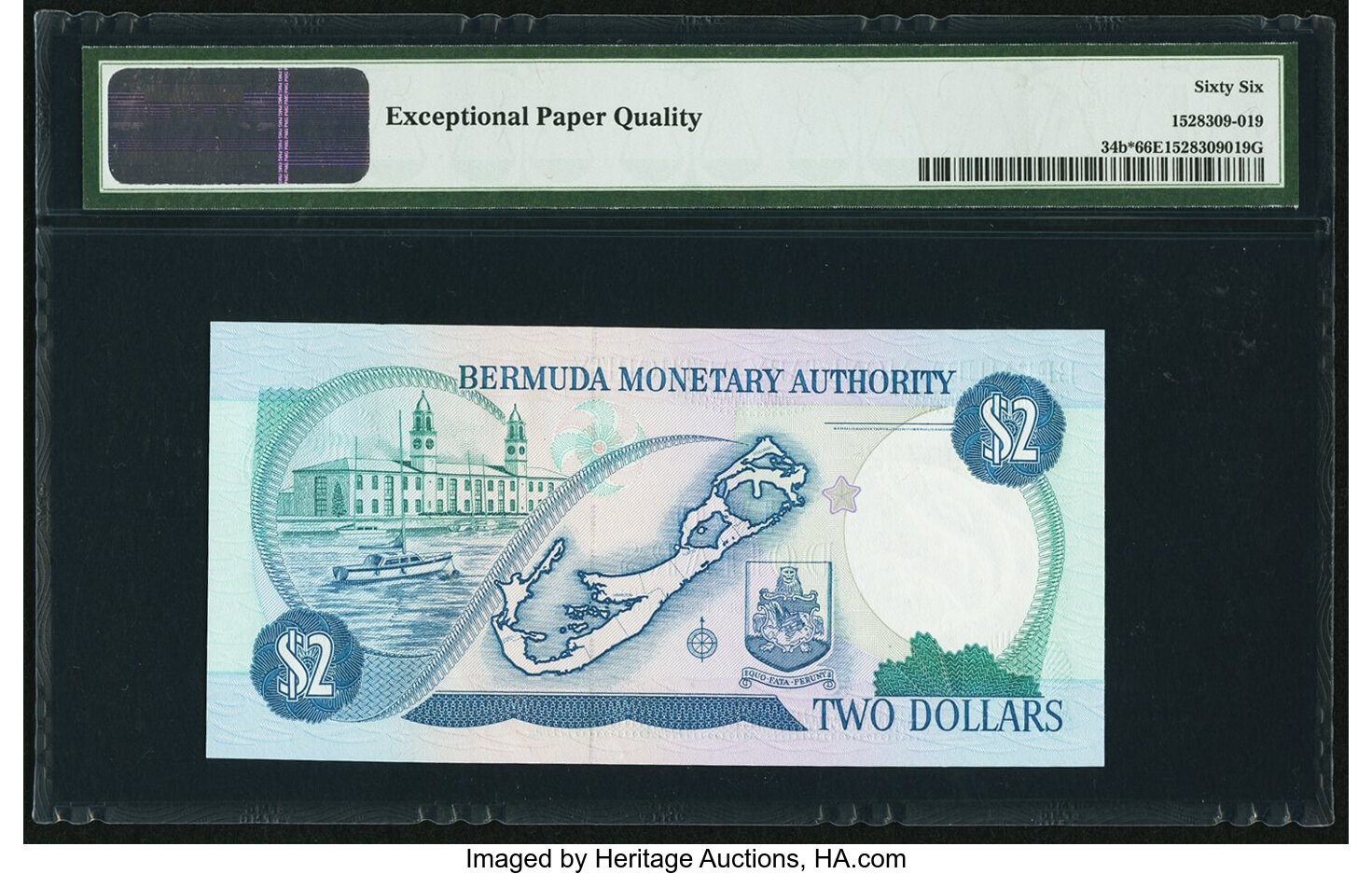 image for: Bermuda  2 dollars (B207b)