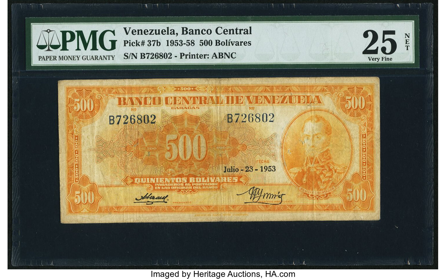 image for: Venezuela  500 bol?vares(B307f)