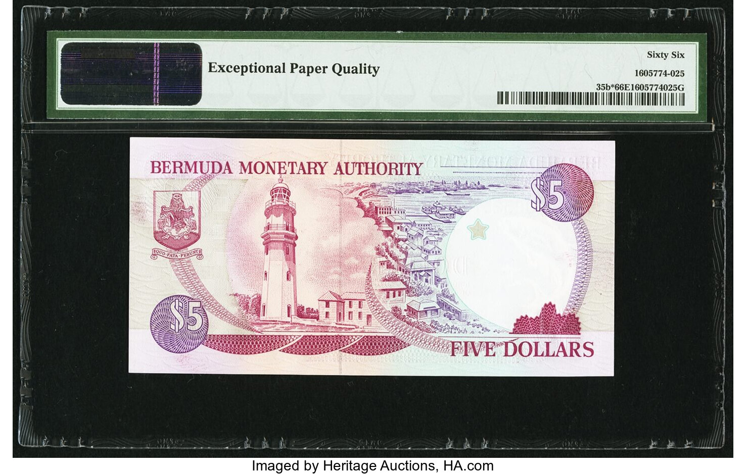 image for: Bermuda  5 dollars (B208as)