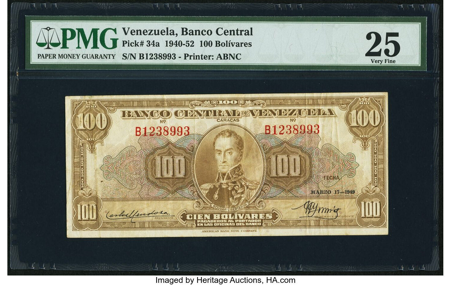 image for: Venezuela  100 bol?vares(B304bb)