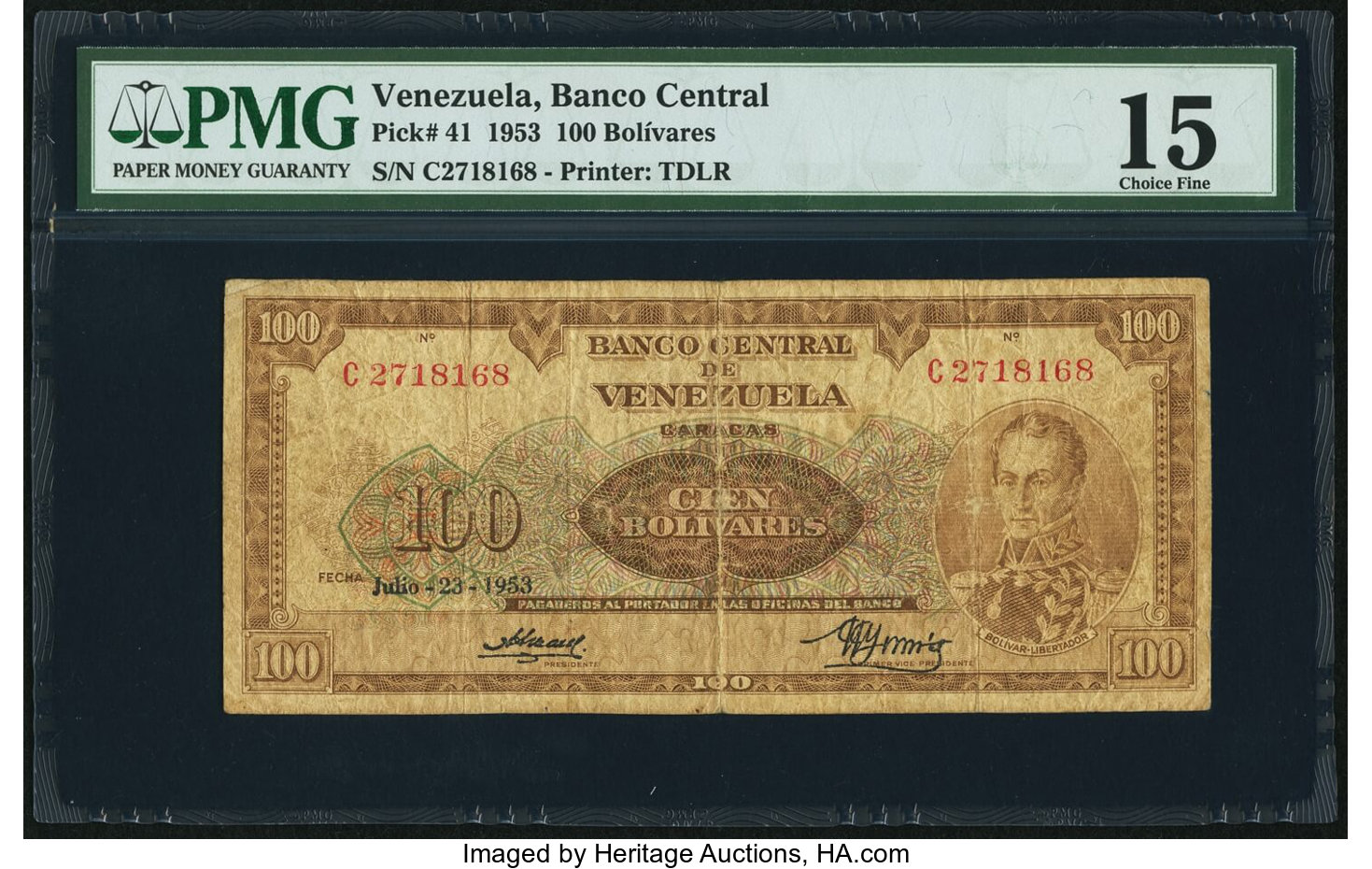image for: Venezuela  100 bol?vares(B311a)