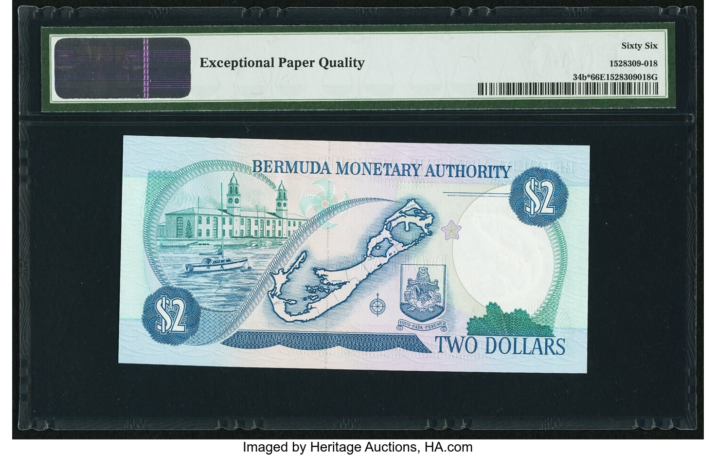 image for: Bermuda  2 dollars (B207b)