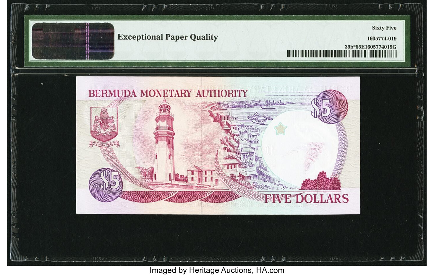 image for: Bermuda  5 dollars (B209a)