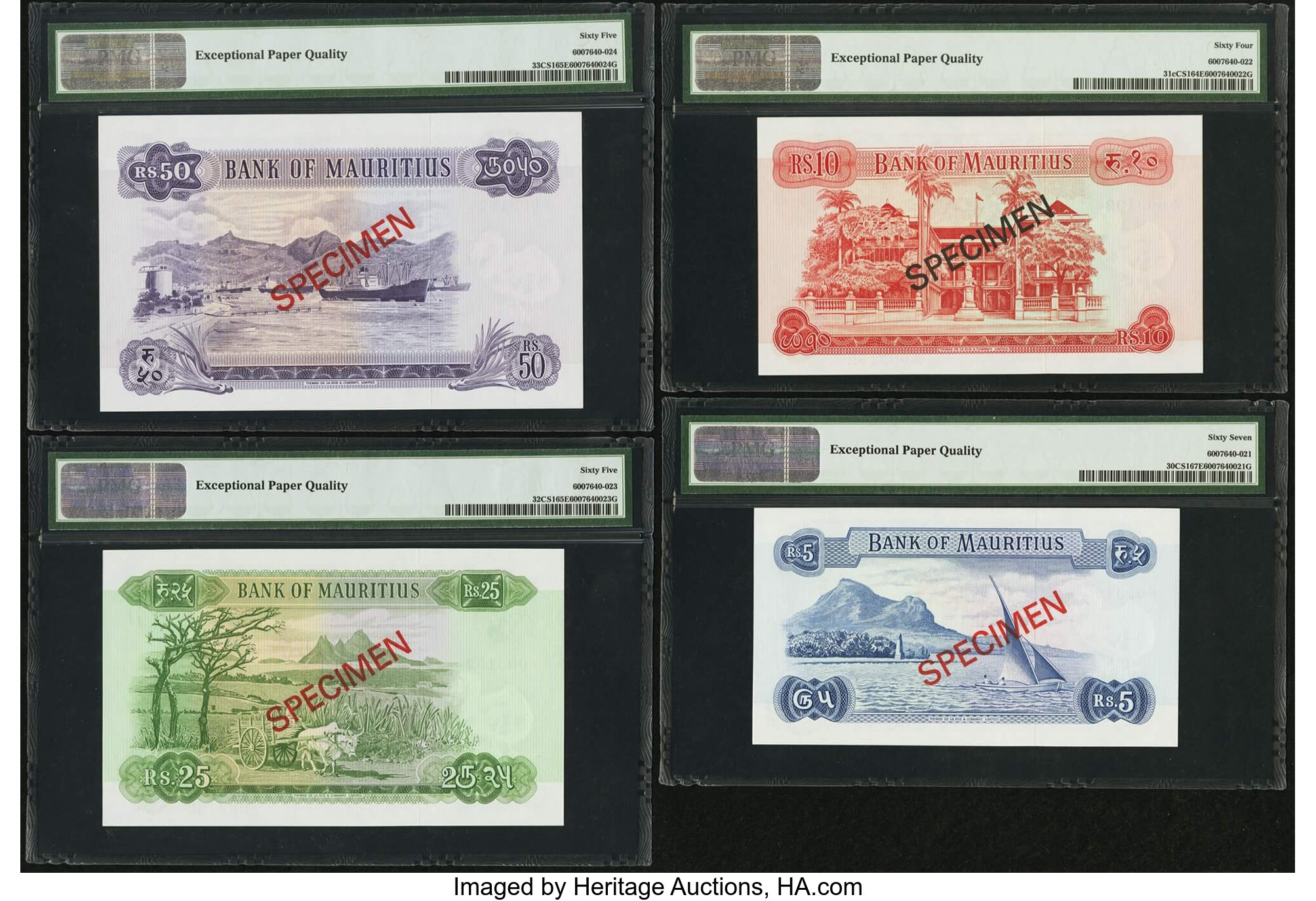 image for: Mauritius  5 rupees (B401bz)