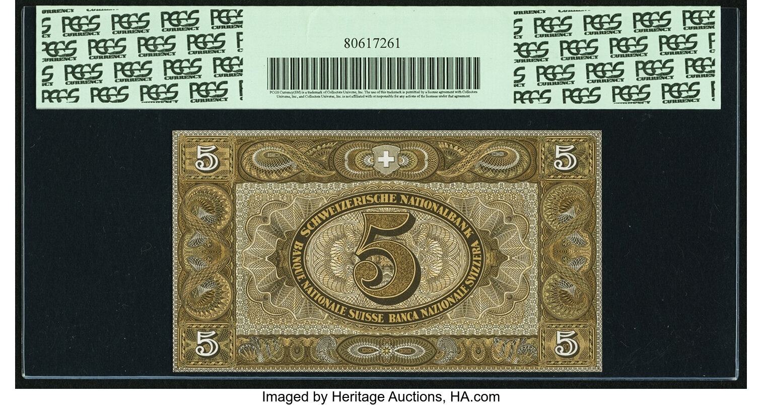 image for: Switzerland  5 francs (B305m)