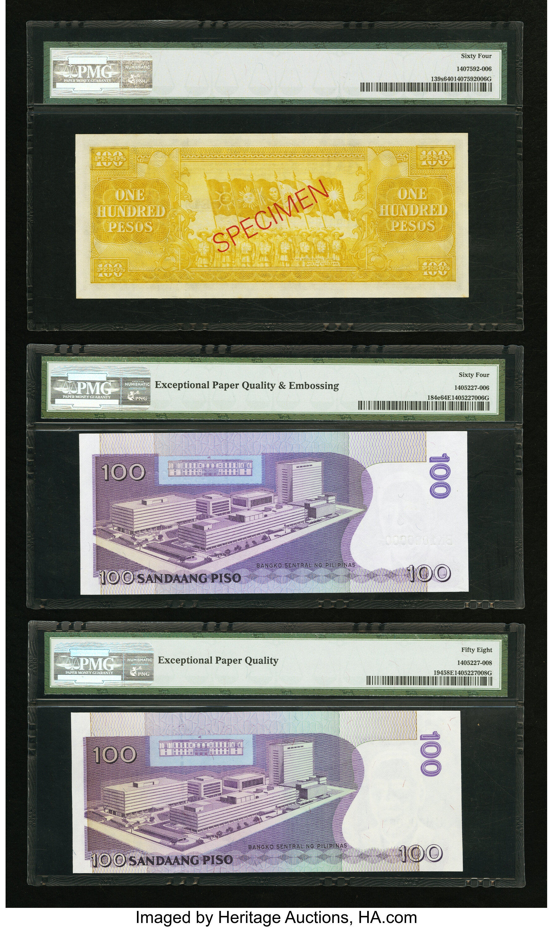 image for: Philippines  100 piso (pesos) (B1046e)